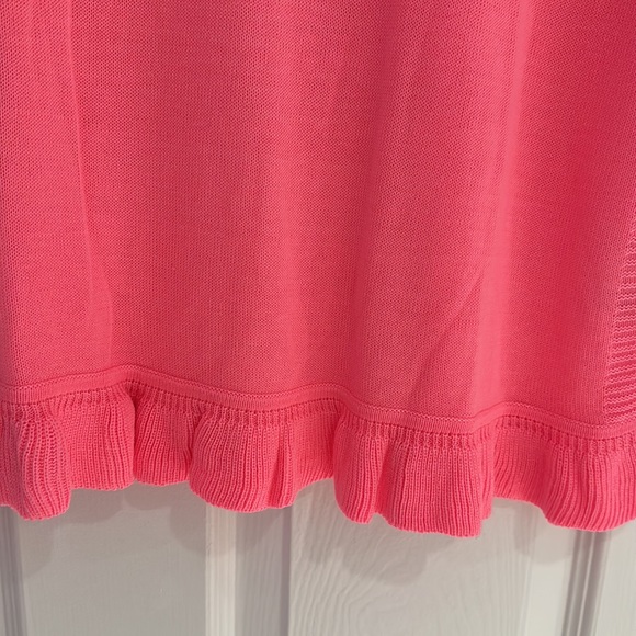 Like New - Lilly Pulitzer girls bright pink sweater - size 12/14 - Picture 2 of 9